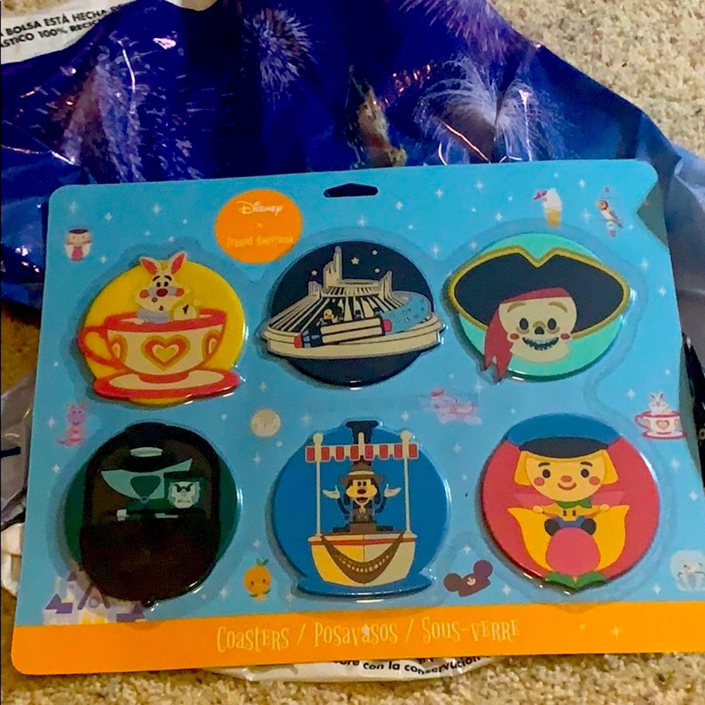 Disney Parks Drink Coaster Set by Jerrod Maruyama